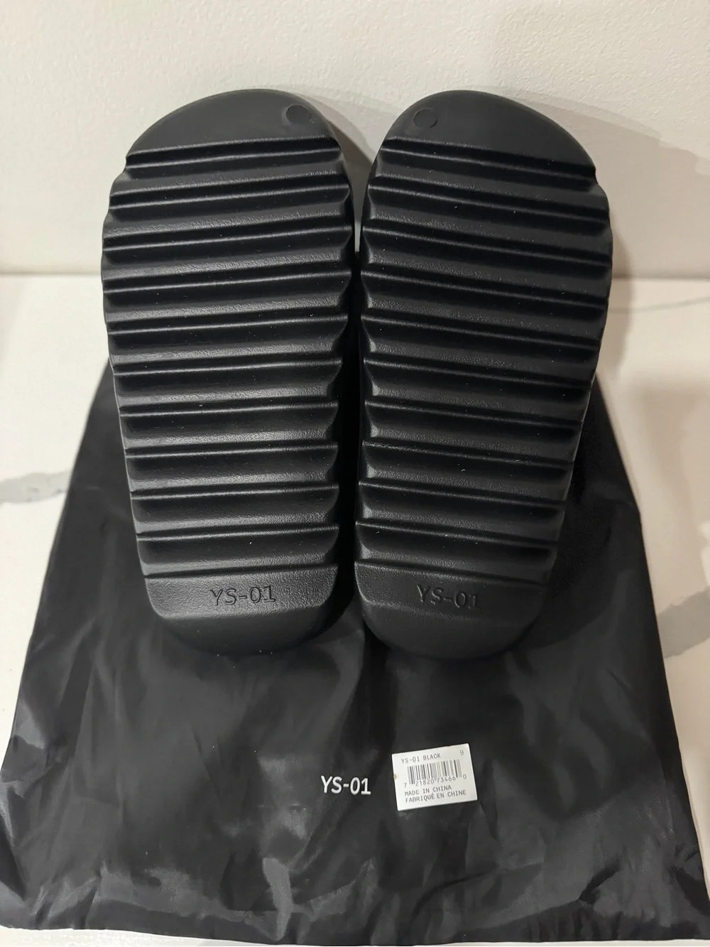 Black Slide Sandals YS-01